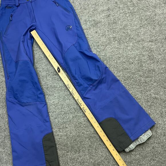 Mammut Ski Snow Pants Women's Size US 4 Blue Hiking Nylon Softech Insulated - Picture 15 of 15
